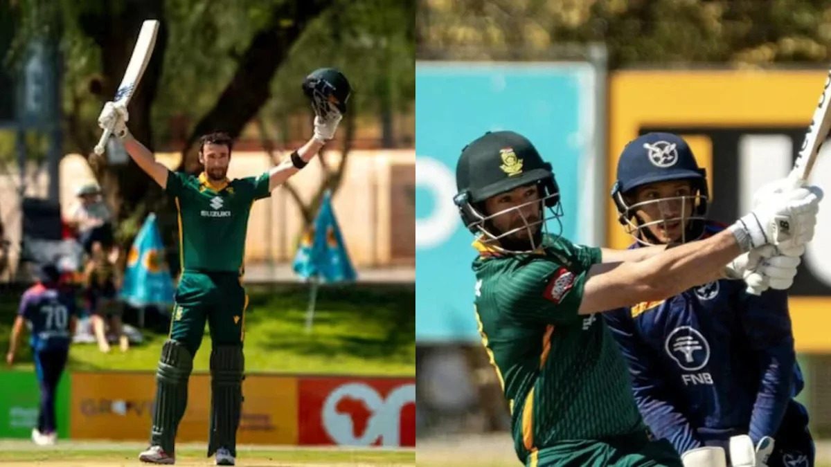 Esterhuizen's maiden ODI century, Jansen's four-for power South Africa to series win over Namibia