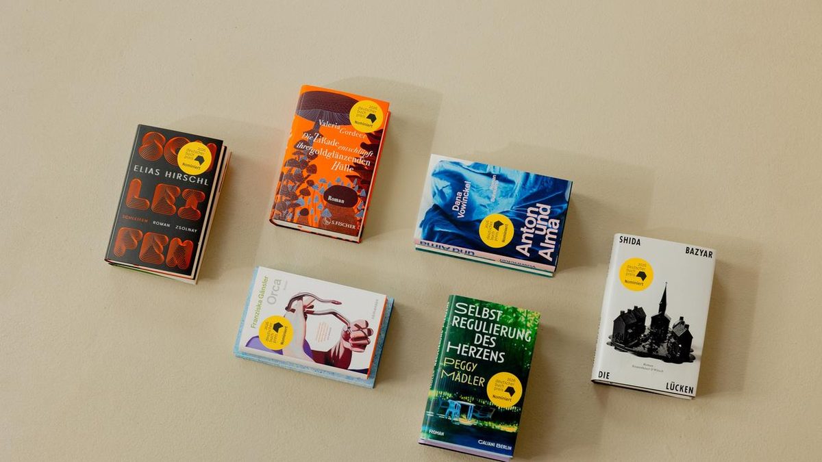 Deutscher Buchpreis 2026: Diese sechs Romane sind nominiert
