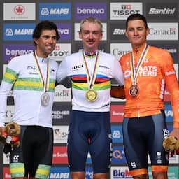 Sterke Van der Poel pakt brons bij WK, Amerikaan McNulty verrast met wereldtitel