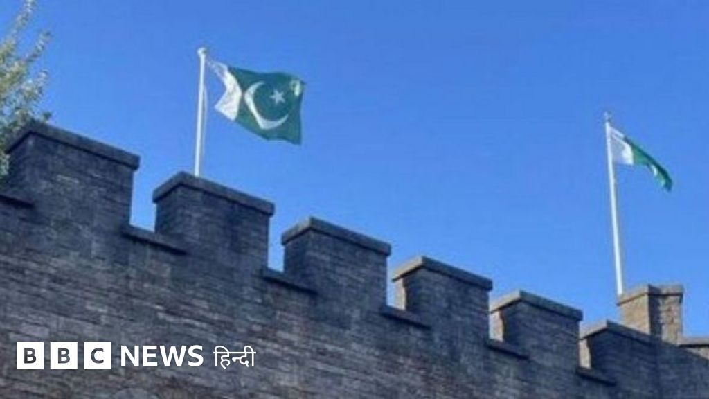 ब्रिटेन के एक क़िले पर पाकिस्तान का झंडा फहराने से शहर की राजनीति में मचा हंगामा