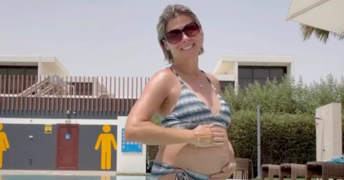 Tanja Szewczenko ist mit 49 Jahren wieder schwanger