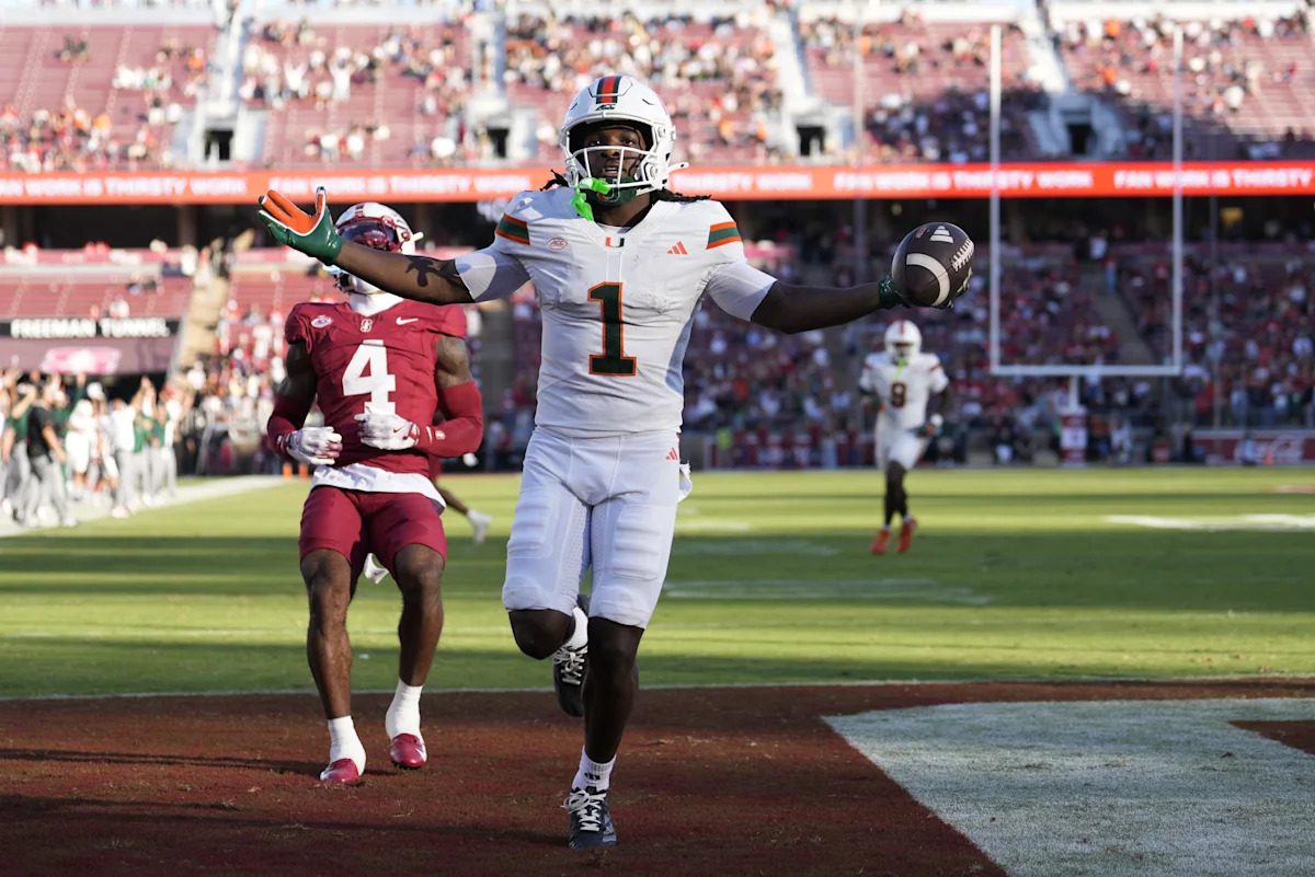 College football rankings after Week 1: Updated Coaches Poll, AP Top 25 for ACC