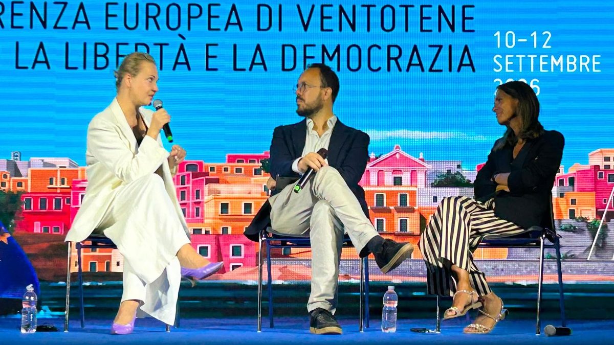 Navalnaya a Ventotene: “Non tutti i russi sono uguali. L’Europa aiuti chi fugge e colpisca Putin”
