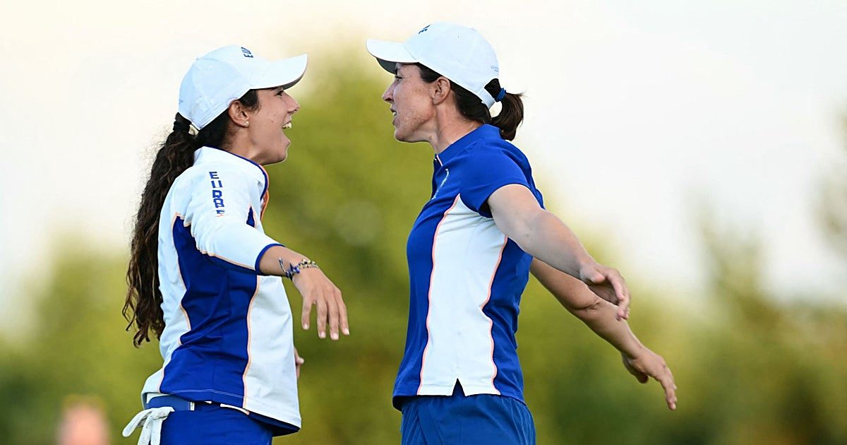 Las golfistas españolas rescatan a Europa en la Solheim Cup