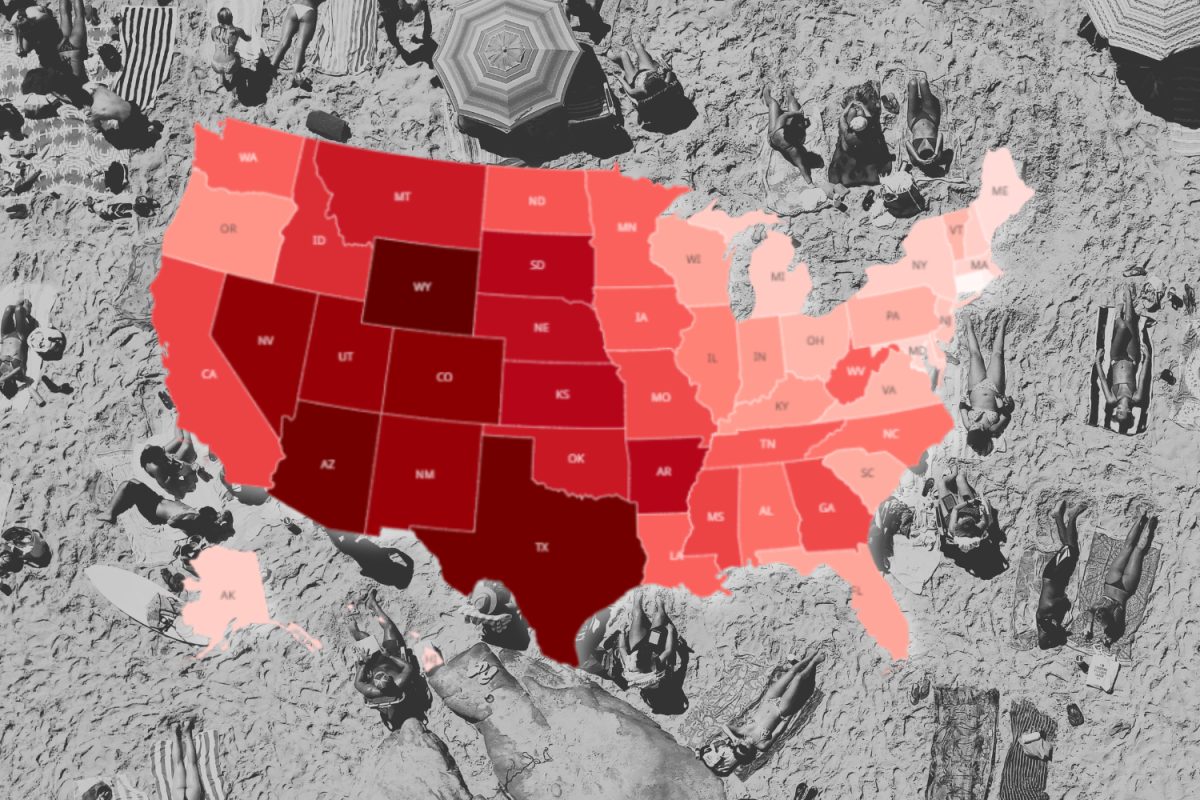 Map Shows States Hit With Above-Average Temperatures This Year