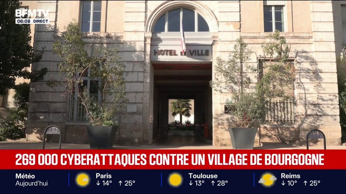 En Bourgogne, une petite ville victime de près de 270.000 attaques informatiques en une semaine