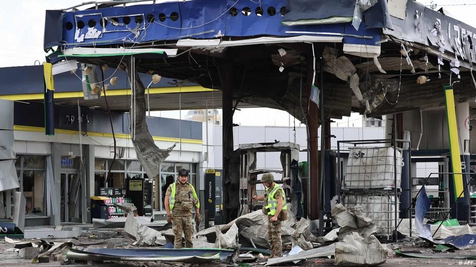Ukraine: Russian strike on Kyiv gas station kills 2