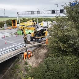Brug A28 blijft tot donderdagavond dicht, maar kan mogelijk eerder open