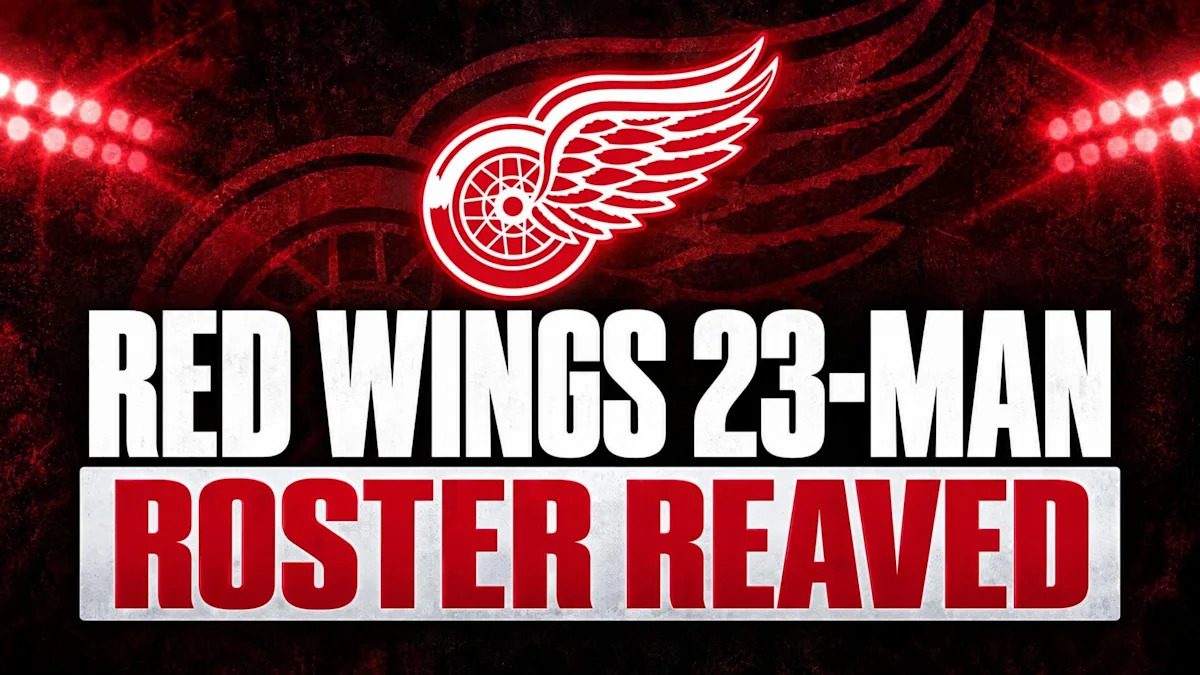 Detroit Red Wings Finalize 23-Man Roster Ahead of 2026-27 Season