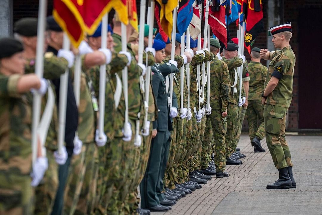Forsvaret i beredskap ved uforutsette hendelser under gravferden