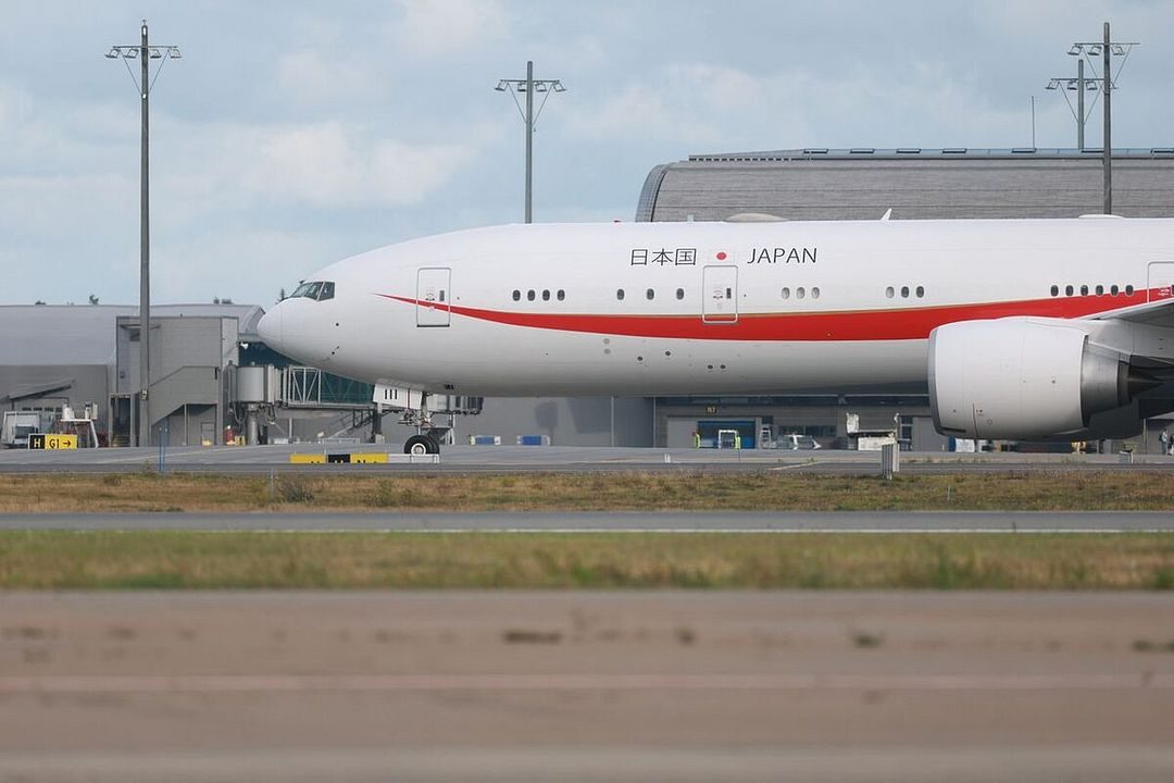Japansk privatfly på Gardermoen
