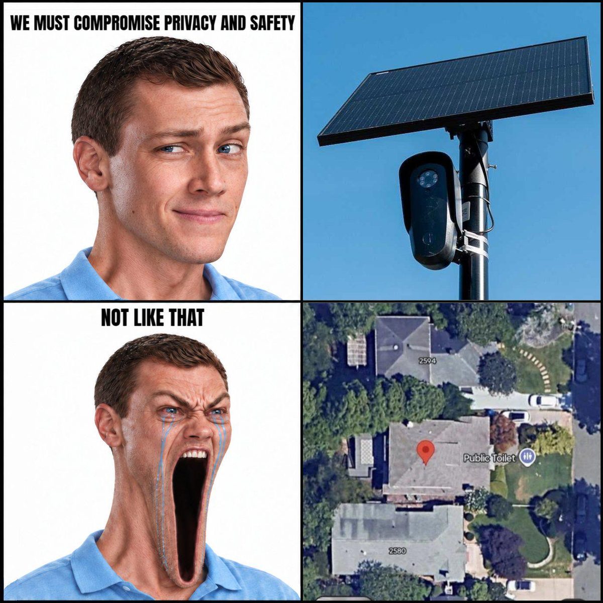 He really did the meme