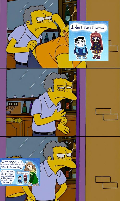 Lady, you're scaring us