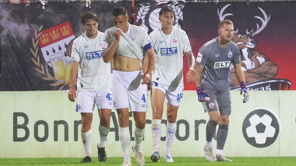 Aufstiegsfavorit böse vorgeführt - Hansa Rostock wird in Köln komplett zerlegt