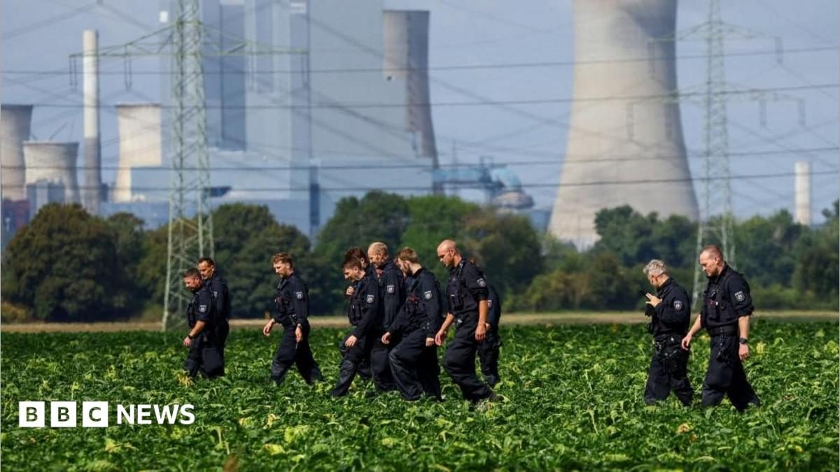 Suspect held in Germany after spate of sabotage attacks on power grid