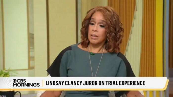 'I Have To Sit With That': Gayle King's Brain Divides By Zero After Holdout Clancy Juror Revealed As Black Man