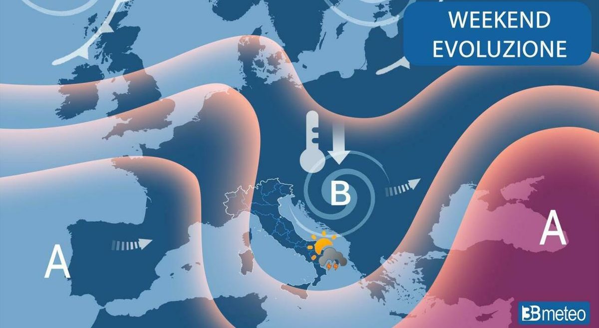 Meteo, piogge e temporali al Centro-Sud: il caldo è in ritirata (e finisce l'anticiclone). Le previsioni