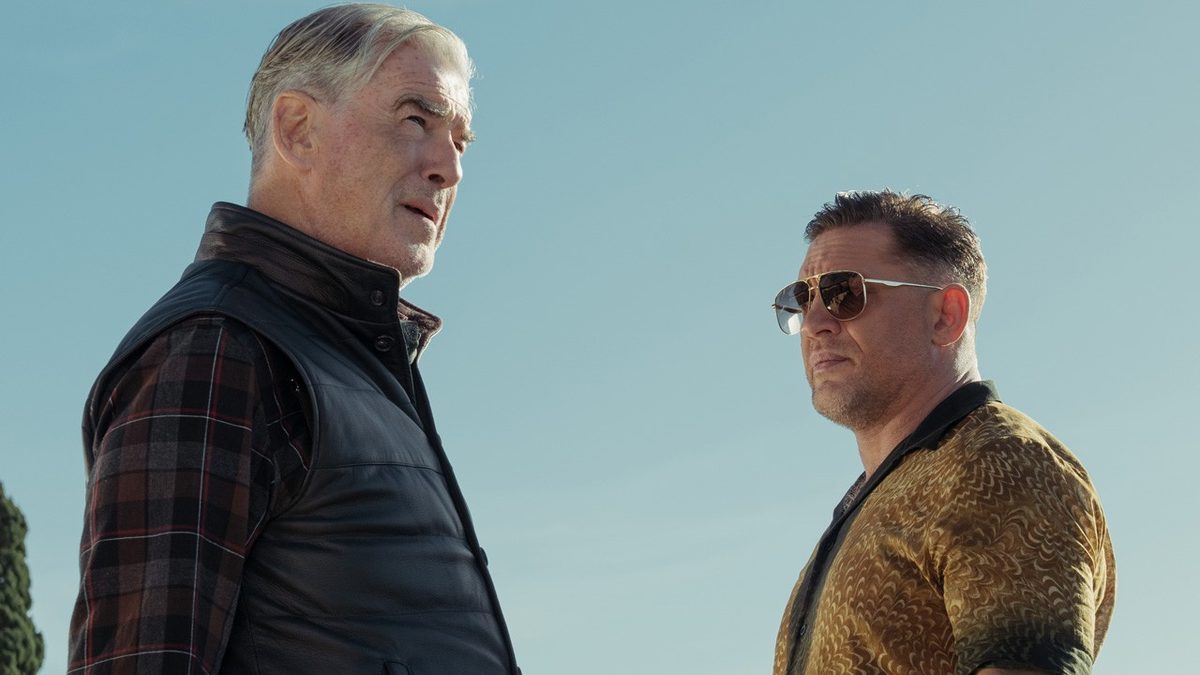 Pierce Brosnan Reacts to Rumors of ‘MobLand’ Set Drama with Co-Star Tom Hardy