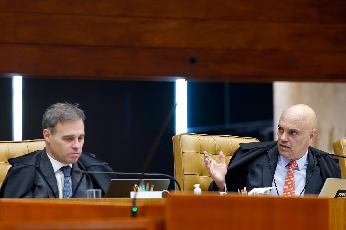 Ala no STF defende análise de informações sobre crise entre Moraes e Mendonça somente após as eleições