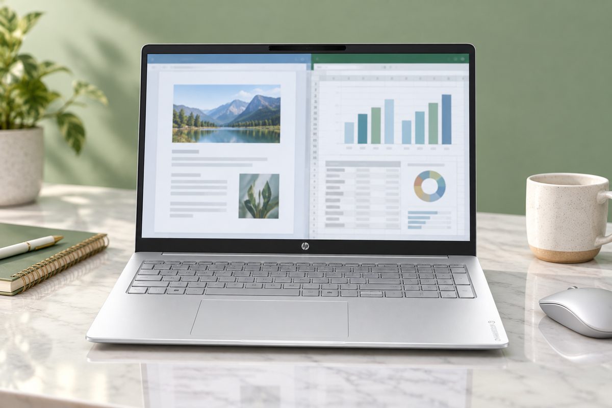 HP OmniBook 3 da 16 pollici a 469,99€, più spazio per studio e lavoro