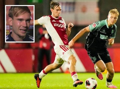 Jong Ajax-speler Mark Verkuijl (20) breekt over dood van vriendin Elisa: ‘Het moet, maar je wilt eigenlijk niet verder’