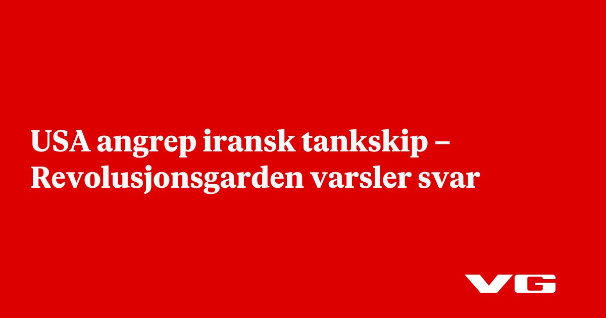 Iransk tankskip angrepet av amerikanske styrker ved Kharg-øya