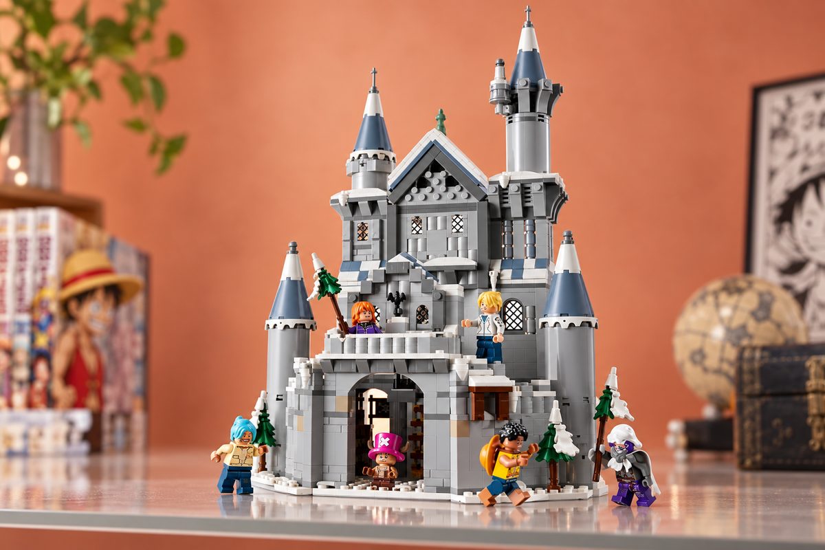 LEGO One Piece Castello di Drum a 90,35€, sei minifigure per la battaglia