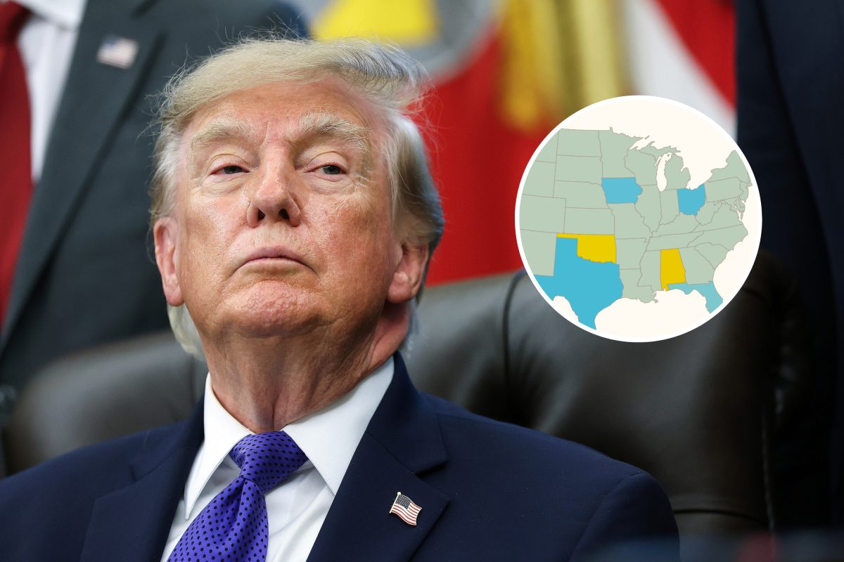 Map Shows Donald Trump's Approval Rating in Midterm Campaign Stops