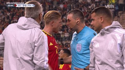 “Va te faire foutre, mec”: Kevin De Bruyne perd son sang-froid et insulte l’arbitre face aux Bleus