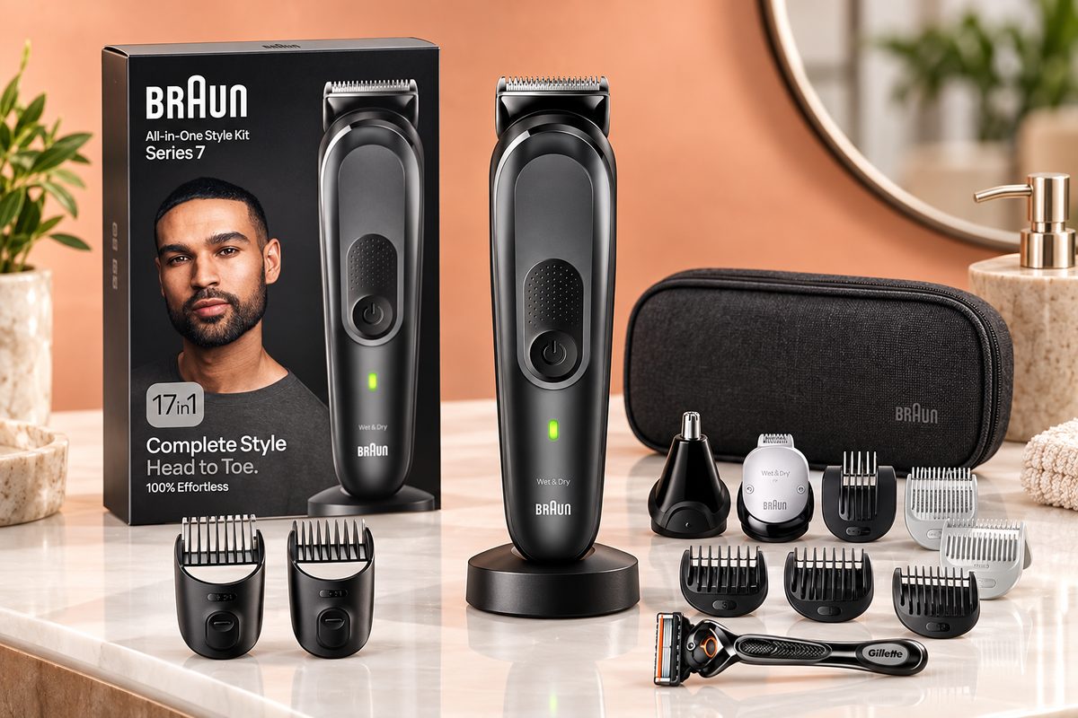 Regolabarba Braun 17-in-1 al -43%, per barba, capelli e corpo