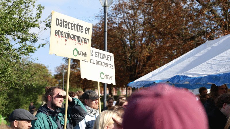 AI-modstand vokser også i Danmark: Demonstranter vrede på »energivampyren«