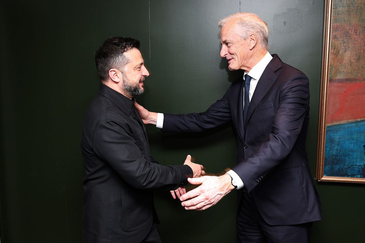 Støre møtte Zelenskyj: – Ukraina har et kritisk behov for luftvern