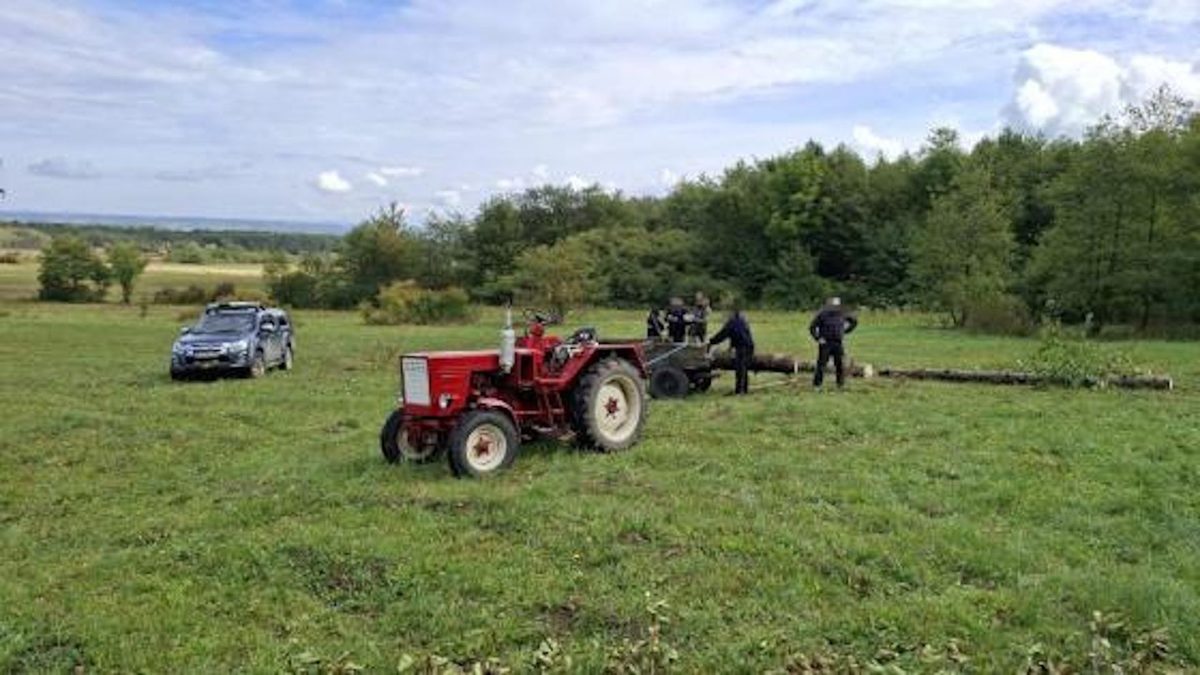 Nie wiedzieli, że w pobliżu jest fotopułapka. Wpadli na gorącym uczynku.