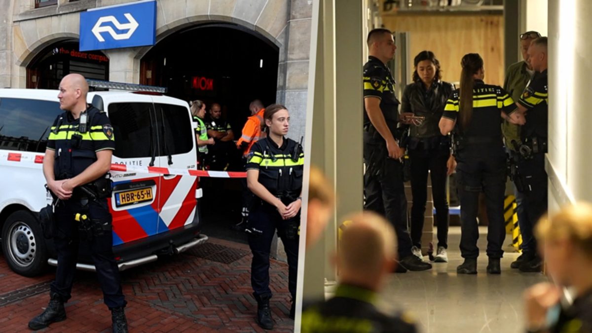 Beelden: treinstations Rotterdam en Haarlem ontruimd na achtergelaten bagage