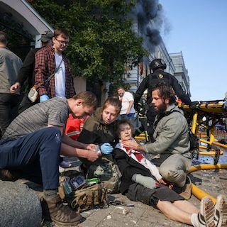 Rusland laat sinds mei geen voedselhulp toe in Olesjky: hoe 2.000 inwoners klem zitten tussen twee legers