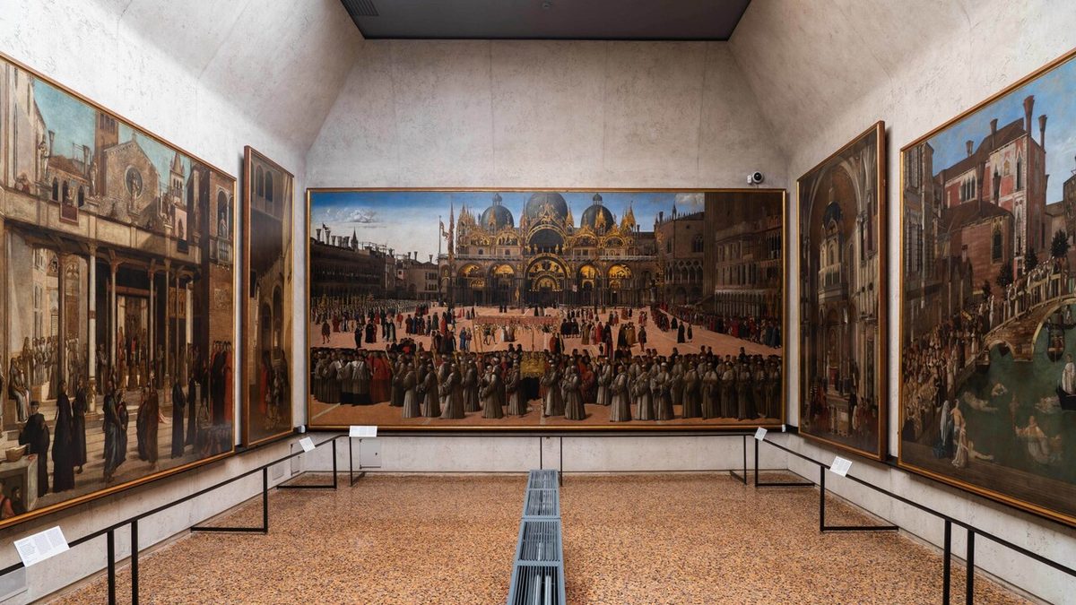 A Venezia restaurati tre teleri del Ciclo dei miracoli della Vera Croce