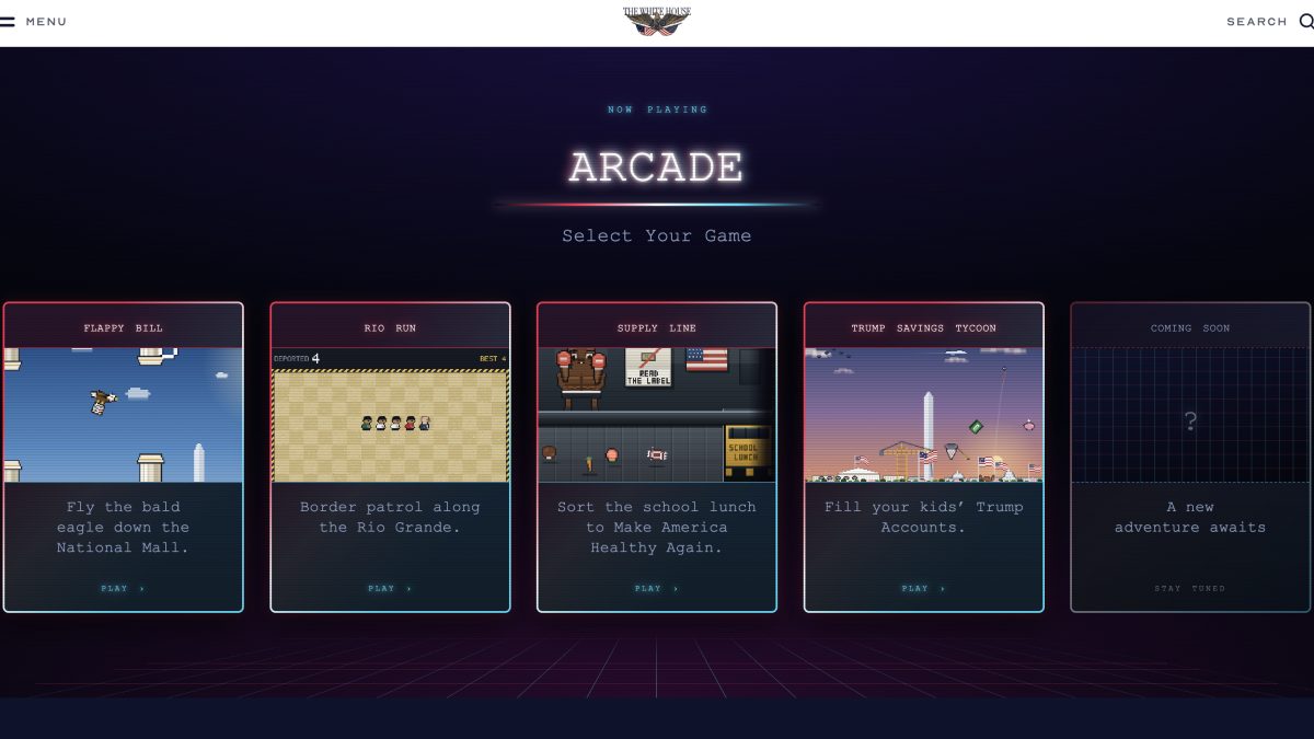 White House takes down anti-immigrant Tetris knockoff