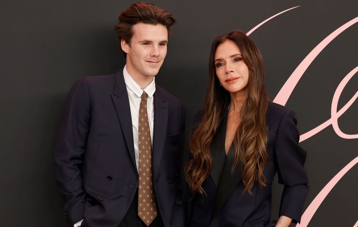 Victoria Beckham “back in the studio” as she records vocals with son Cruz