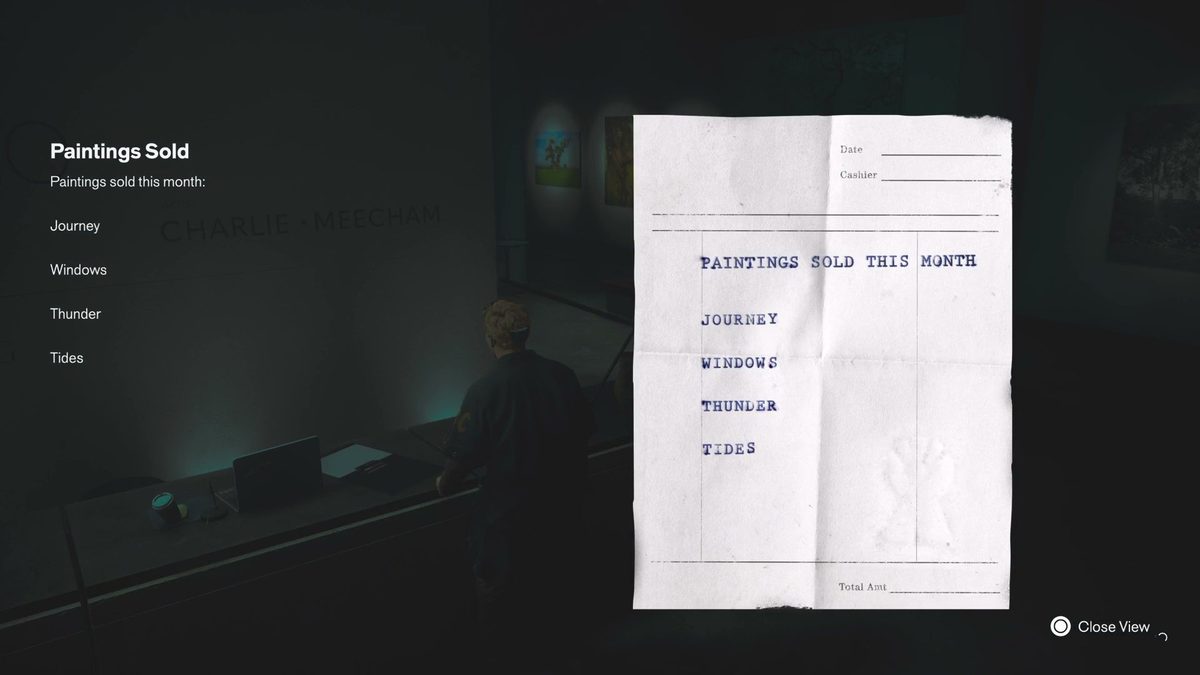 How to solve the painting puzzle in Control Resonant