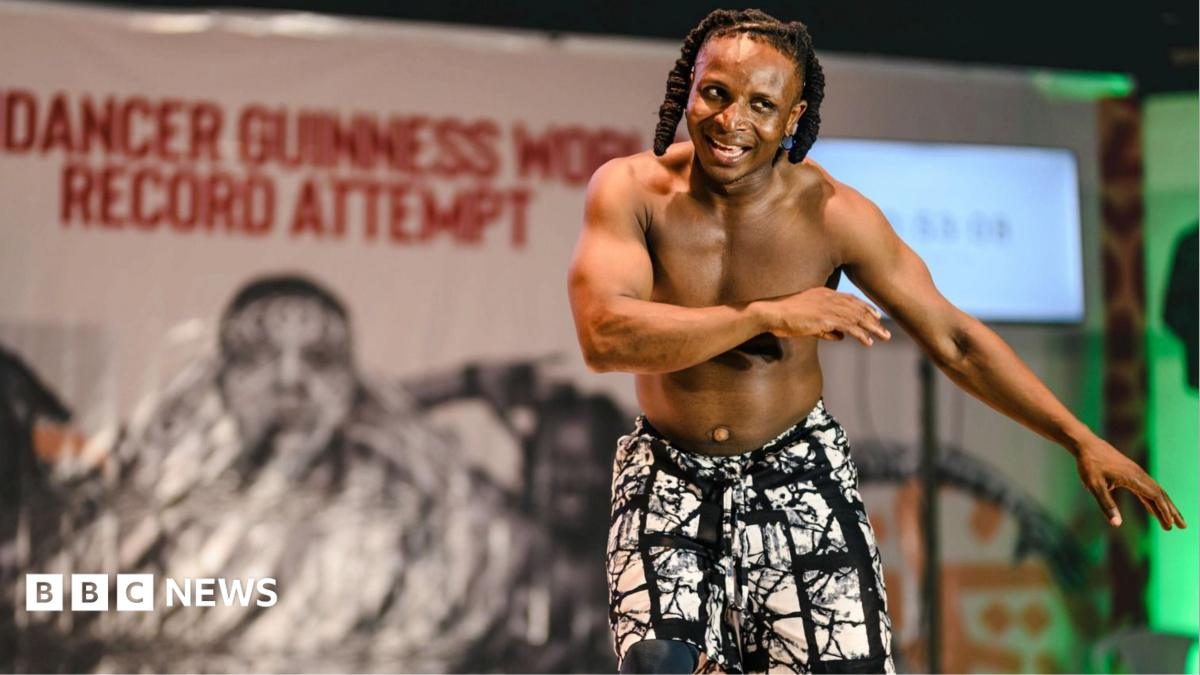 Nigerian attempts to break world record by dancing non-stop for seven days