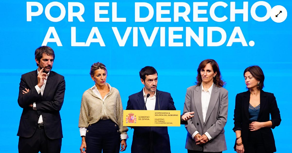 Sumar contraprograma al PSOE y saca pecho del decreto troceado de vivienda