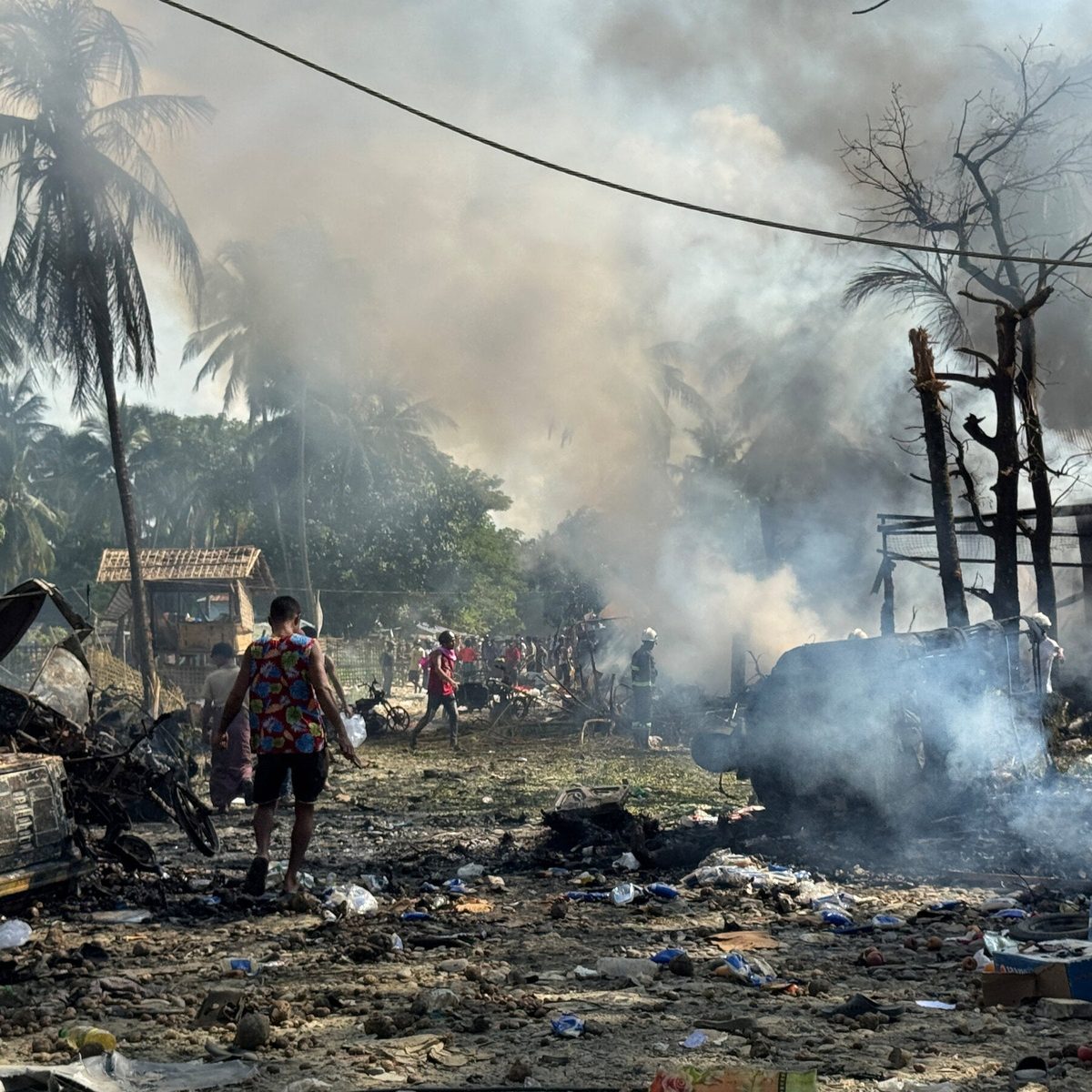 Bodies ‘Like Pieces of Charcoal’: Dozens Killed in Myanmar Military Bombing