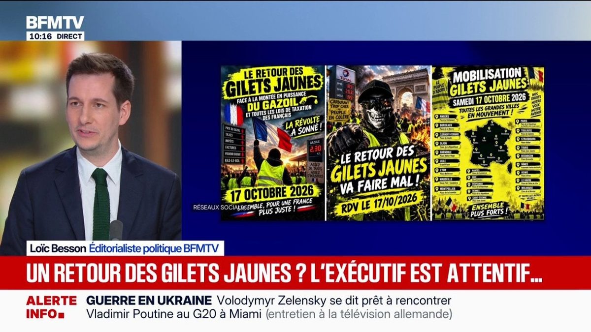 Le gouvernement attentif à un retour de la mobilisation des Gilets jaunes le 17 octobre