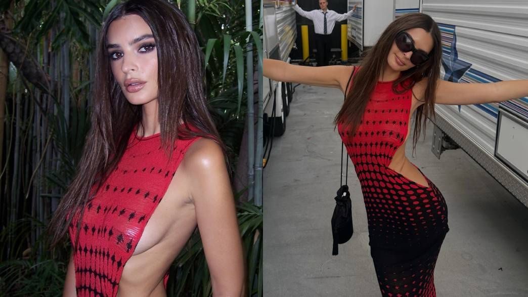 Emily Ratajkowski zaszalała z kreacją na gali VMA. Nie pozostawiła zbyt wiele wyobraźni (FOTO)