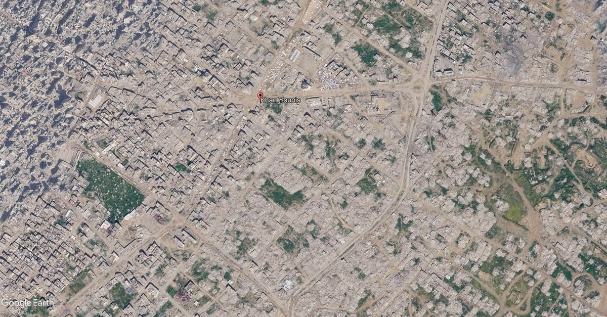 De verwoesting van Gaza is nu, na bijna drie jaar aanhoudende bombardementen, ook te zien via Google Maps