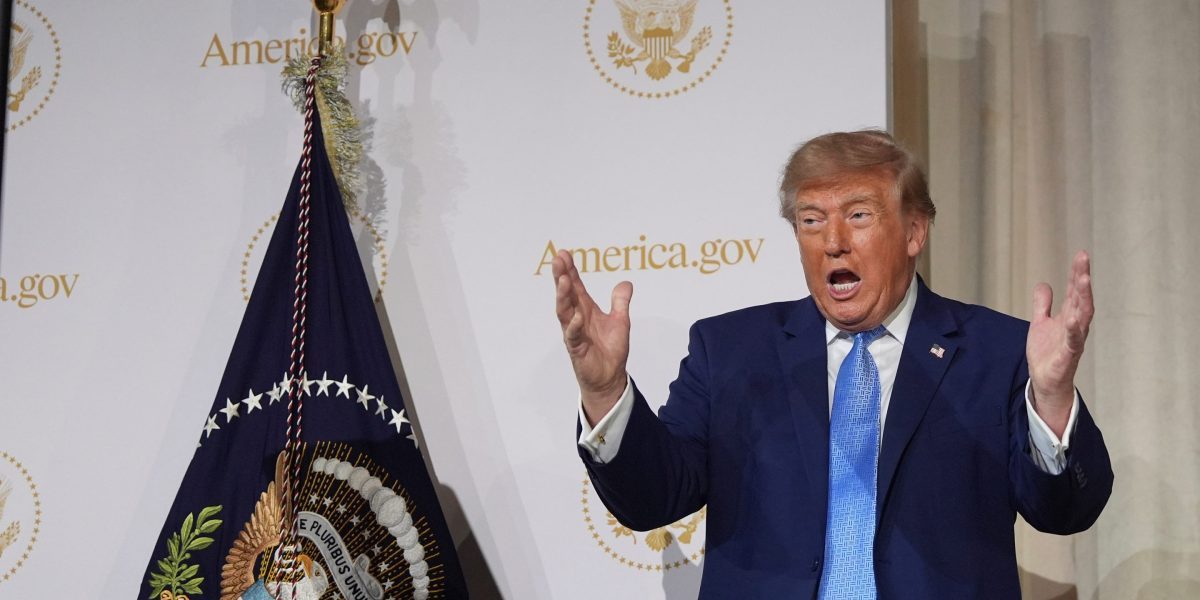 ‘We can’t stifle it’: Trump says AI leaders ‘have to self-police’ AI technology that ‘will be bigger than the industria…