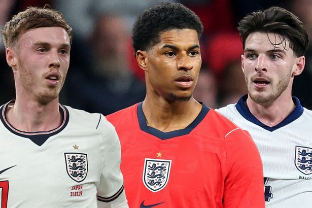 Why are Declan Rice, Marcus Rashford and Cole Palmer not in England squad vs Czechia?