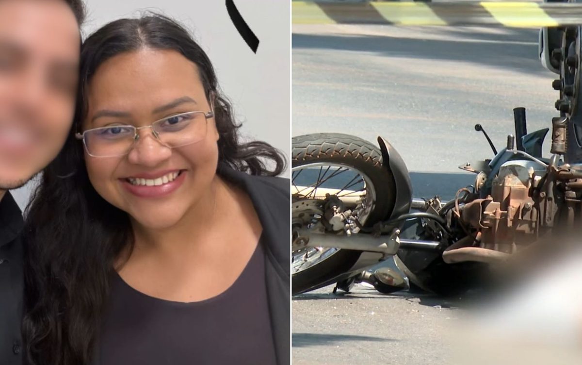Pai e filha morrem após acidente entre moto e caminhão