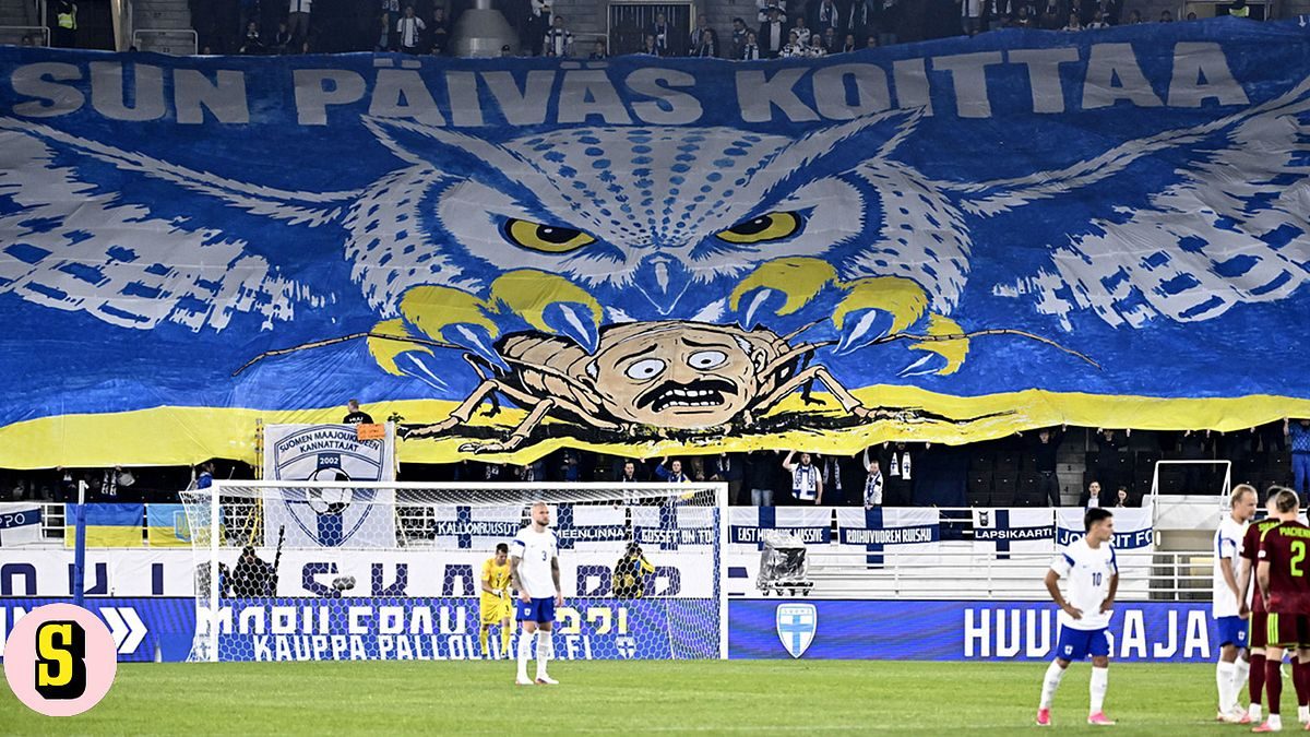 Stora protester mot Belarus i Finland