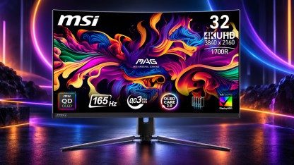 Anzeige: Curved-OLED-Monitor mit 32 Zoll, 4K und 165 Hz von MSI zum Tiefstpreis